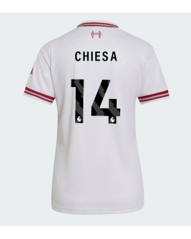 Billige Fotballdrakt Liverpool Federico Chiesa #14 Replika Bortedrakt Dame 2026-27 Kortermet Billige Fotballdrakt Liverpool Federico Chiesa #14 Replika Bortedrakt Dame 2026-27 Kortermet
